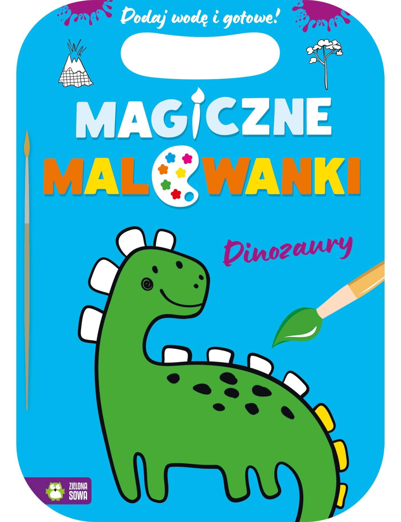 Magiczne malowanki. Dinozaury