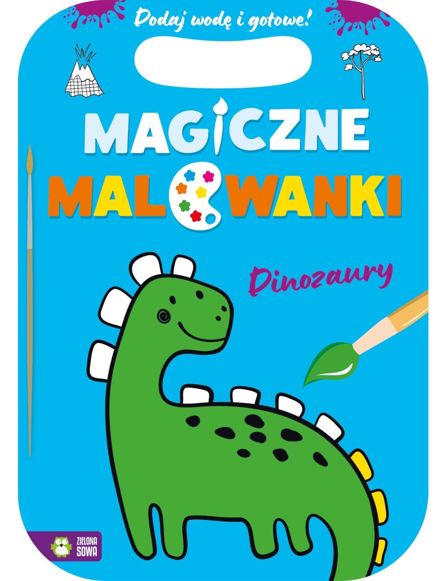 Magiczne malowanki. Dinozaury