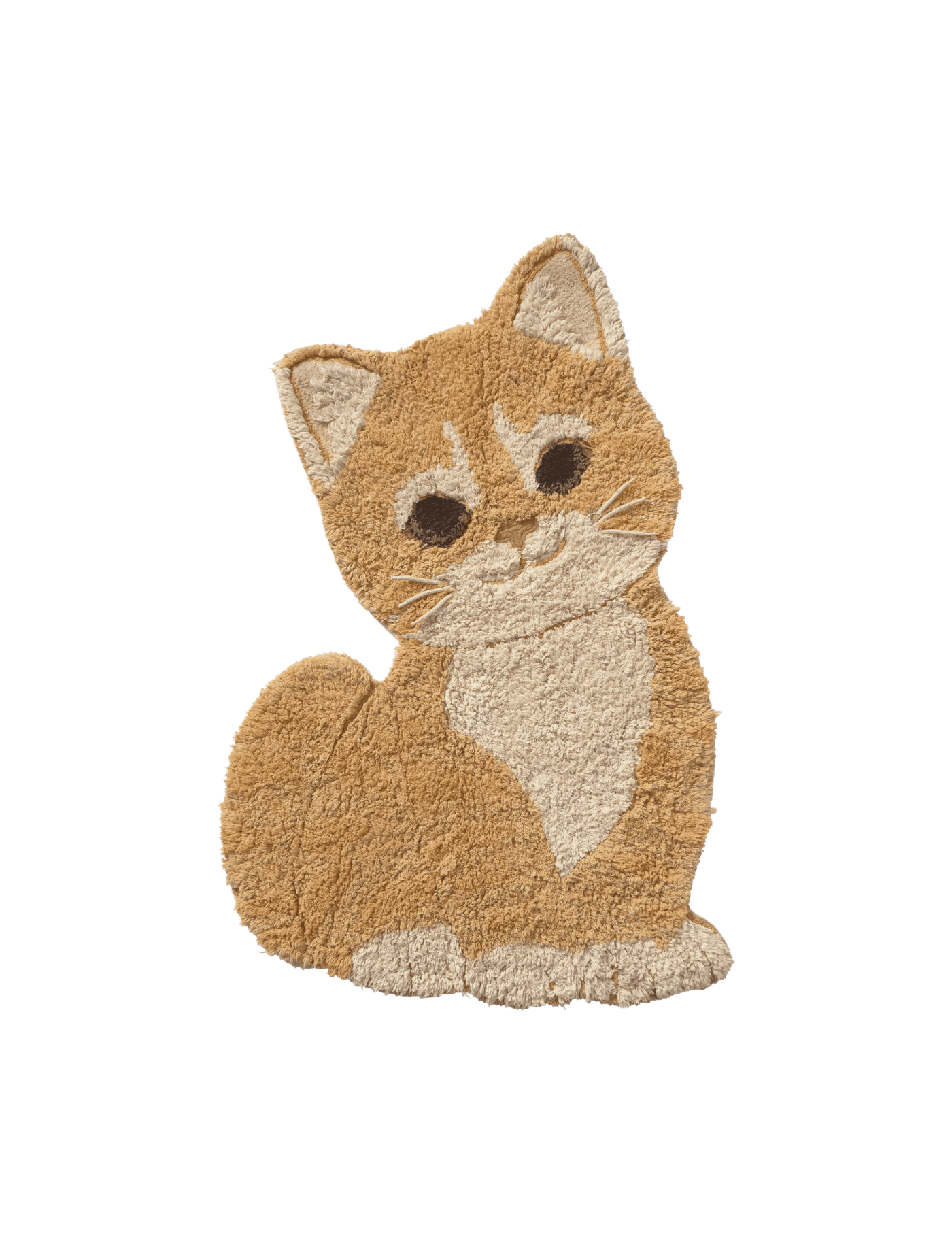 Dywan bawełniany dla dzieci Ginger Kot 85 x 130 cm do prania w pralce – Lorena Canals