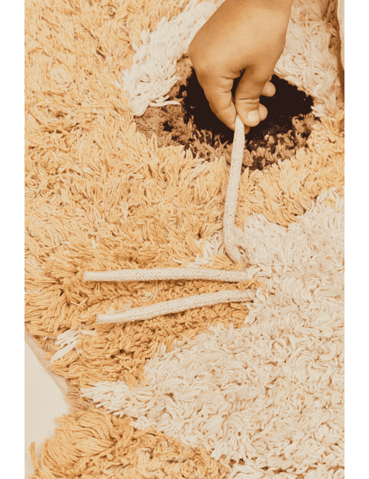 Dywan bawełniany dla dzieci Ginger Kot 85 x 130 cm do prania w pralce – Lorena Canals
