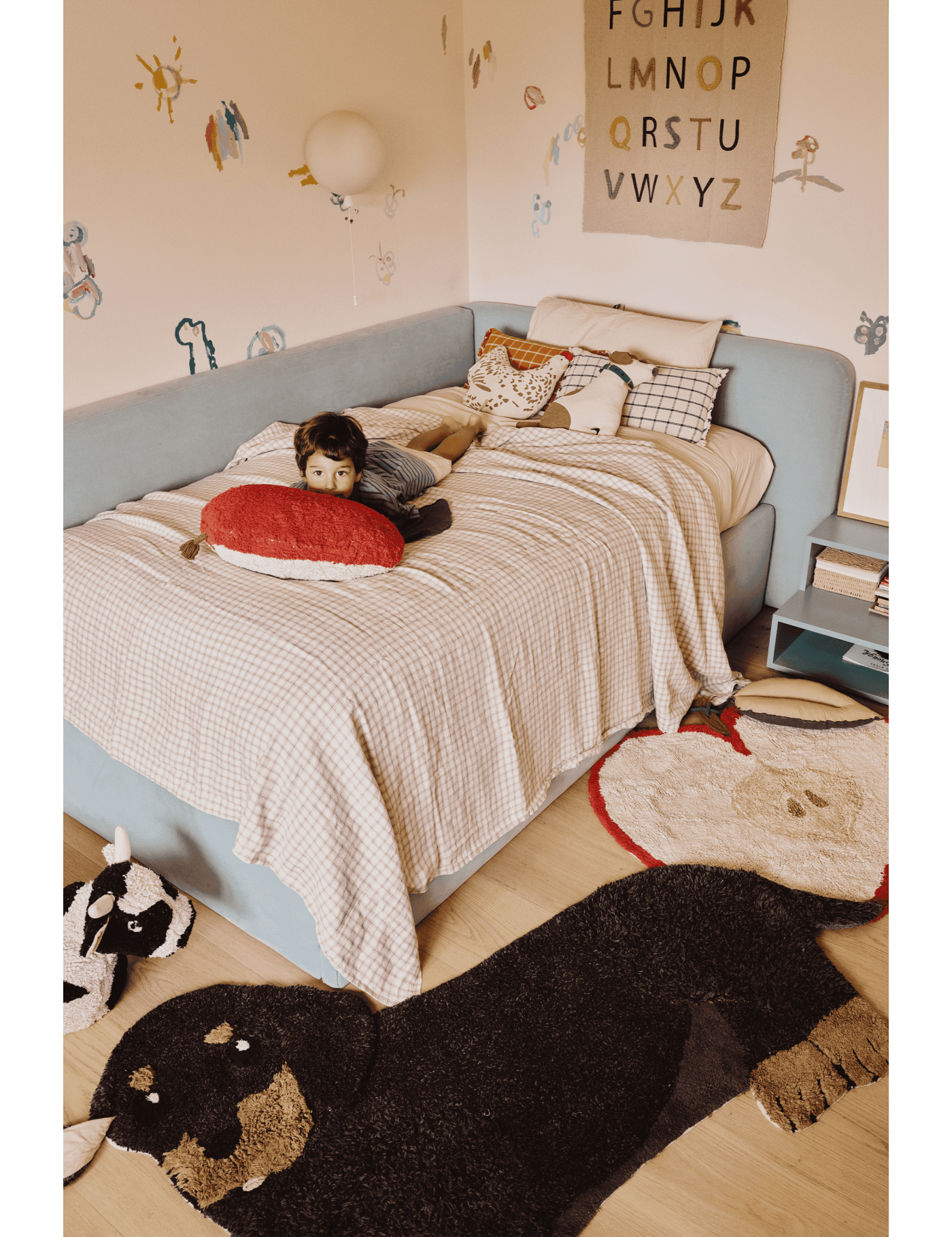 Dywan bawełniany dla dzieci Jack Pies 150 x 110 cm do prania w pralce – Lorena Canals Dywan bawełniany dla dzieci Jack Pies 150 x 110 cm do prania w pralce – Lorena Canals