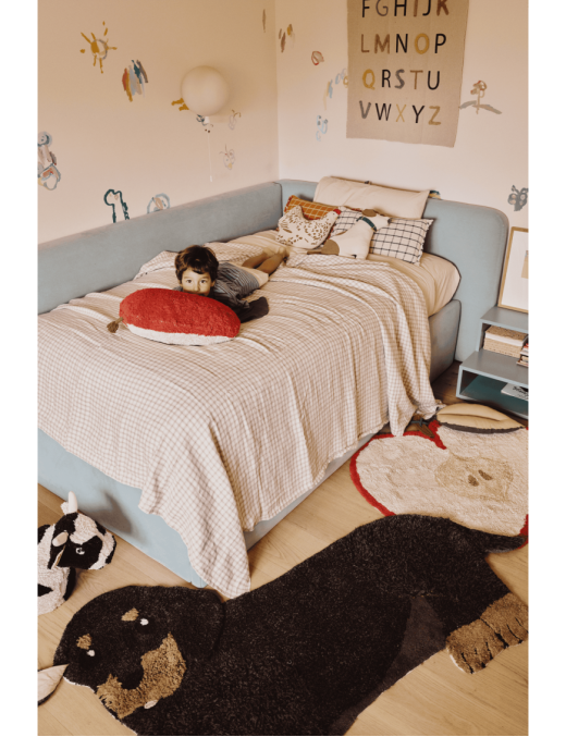 Dywan bawełniany dla dzieci Jack Pies 150 x 110 cm do prania w pralce – Lorena Canals