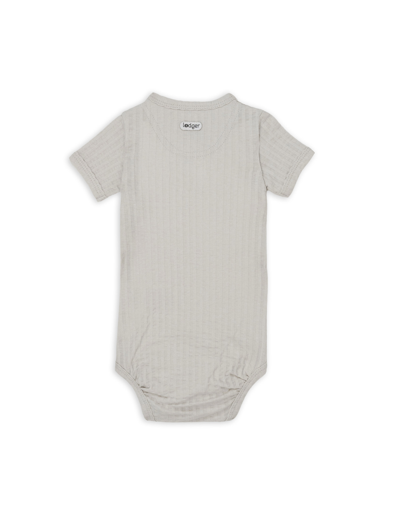 Lodger Romper Seersucker SS – body niemowlęce z krótkim rękawem – Ecobobo