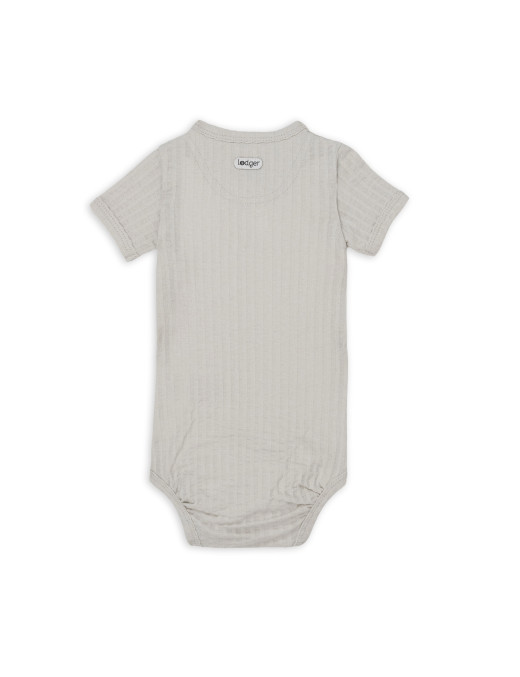 Lodger Romper Seersucker SS – body niemowlęce z krótkim rękawem – Ecobobo