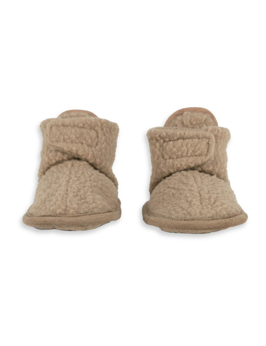 Lodger Slipper Teddy Fleece – miękkie kapcie niemowlęce – Ecobobo