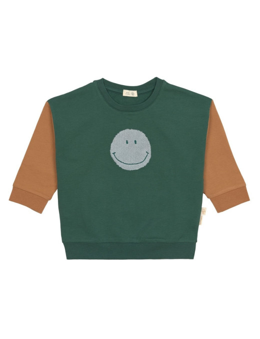 LÄSSIG Little Gang Smile Green – Bluza dziecięca | Ecobobo