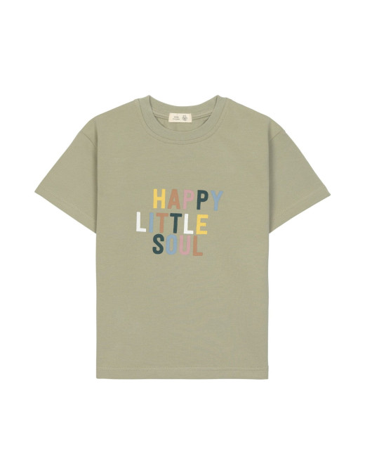 LÄSSIG T-shirt GOTS Light Khaki – koszulka dziecięca | Ecobobo