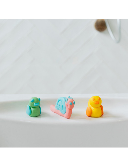 Myjąca ciastolina do kąpieli Pataploof różowa Nailmatic