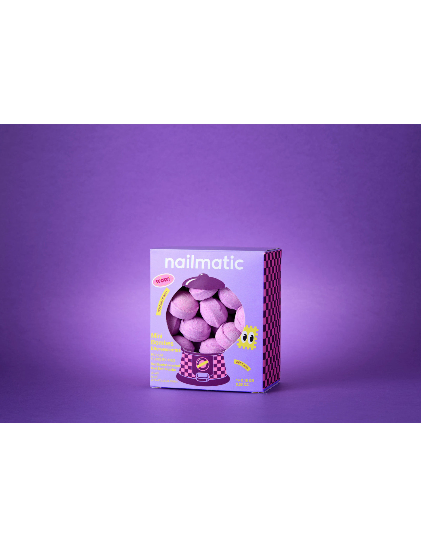 Mini kule do kąpieli Berry Bloom 14 szt. Nailmatic