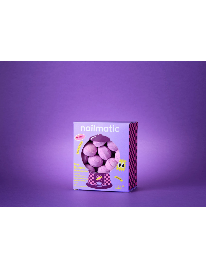 Mini kule do kąpieli Berry Bloom 14 szt. Nailmatic
