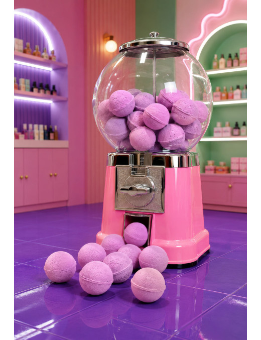 Mini kule do kąpieli Berry Bloom 14 szt. Nailmatic