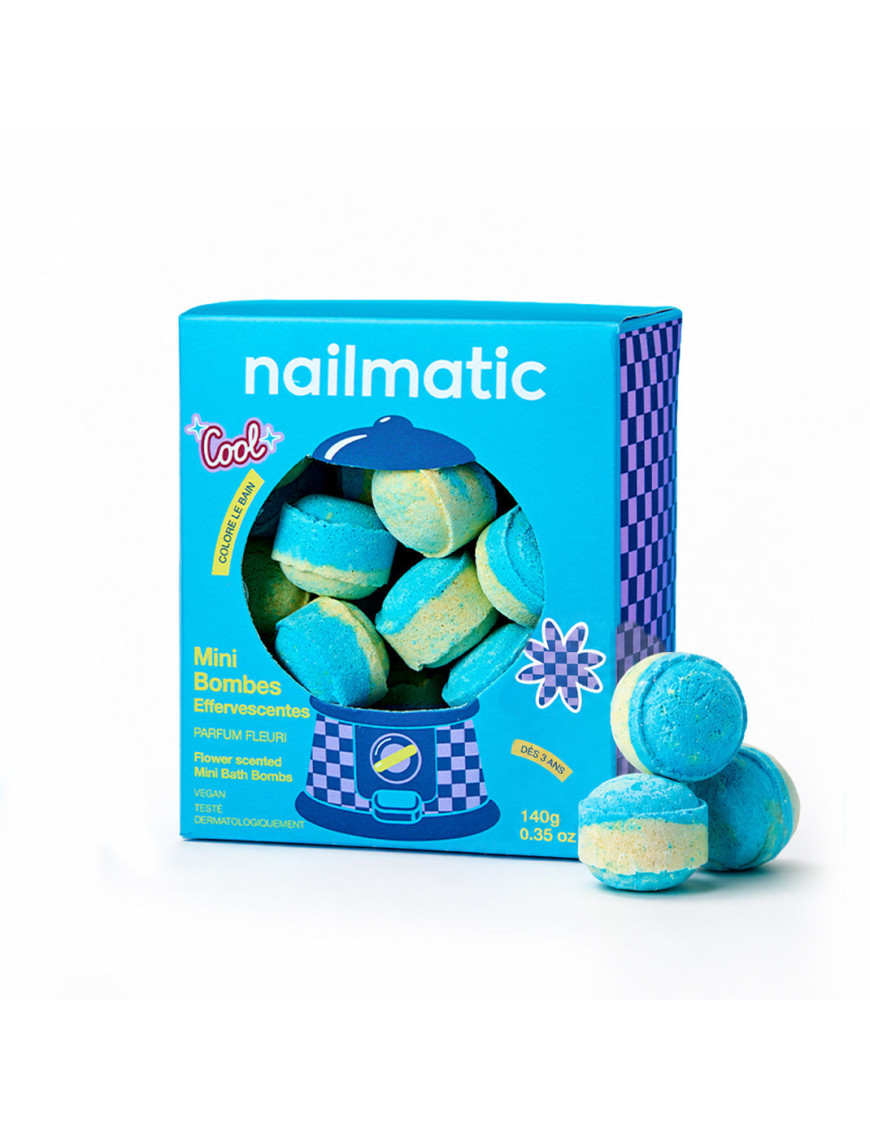 Mini kule do kąpieli Flower Power 14 szt. Nailmatic
