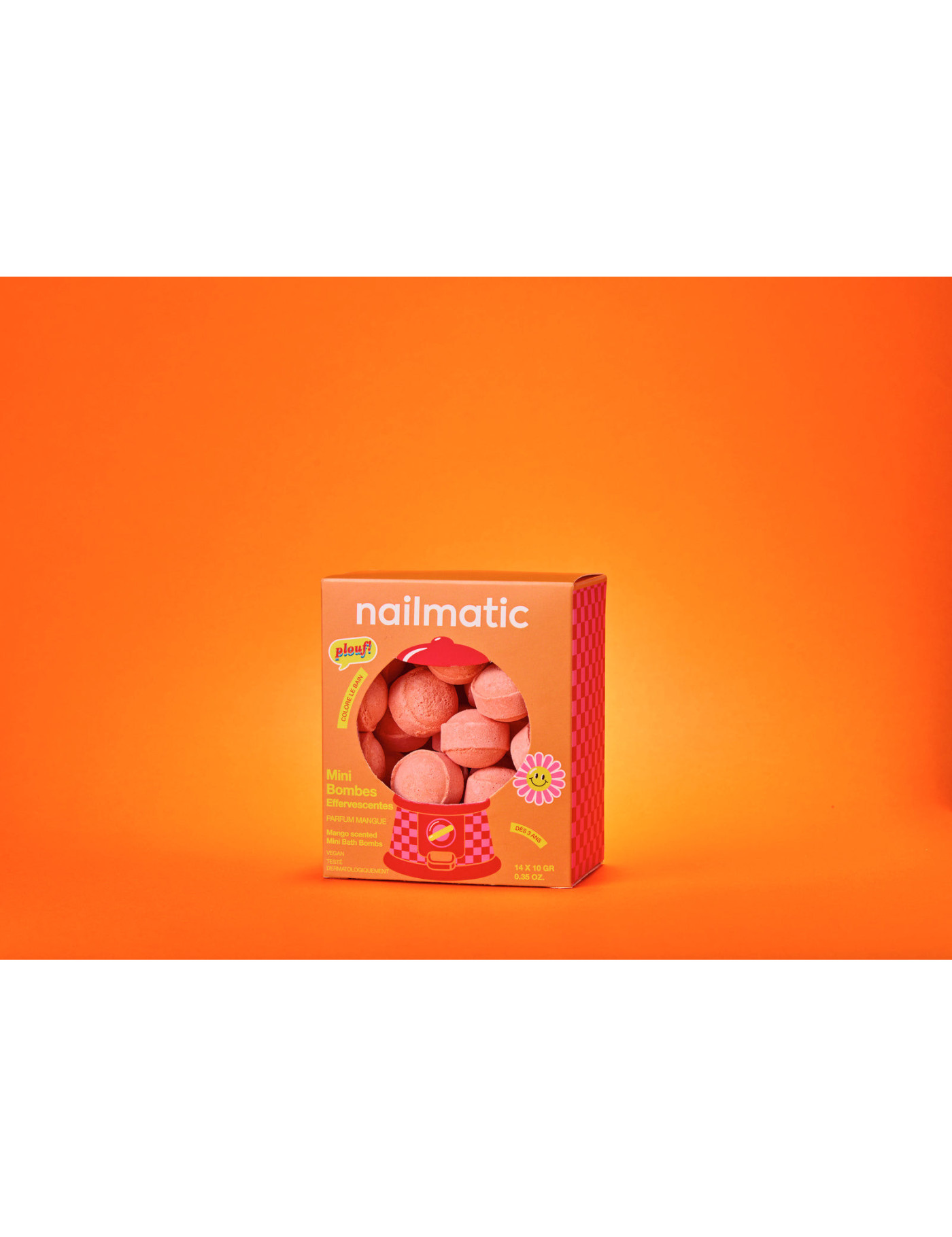 Mini kule do kąpieli Sweet Mango 14 szt. Nailmatic