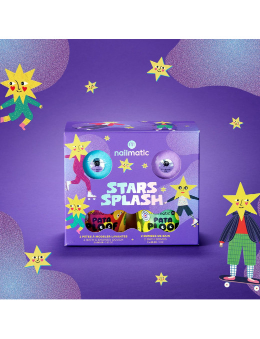 Zestaw prezentowy do kąpieli Stars Splash Nailmatic