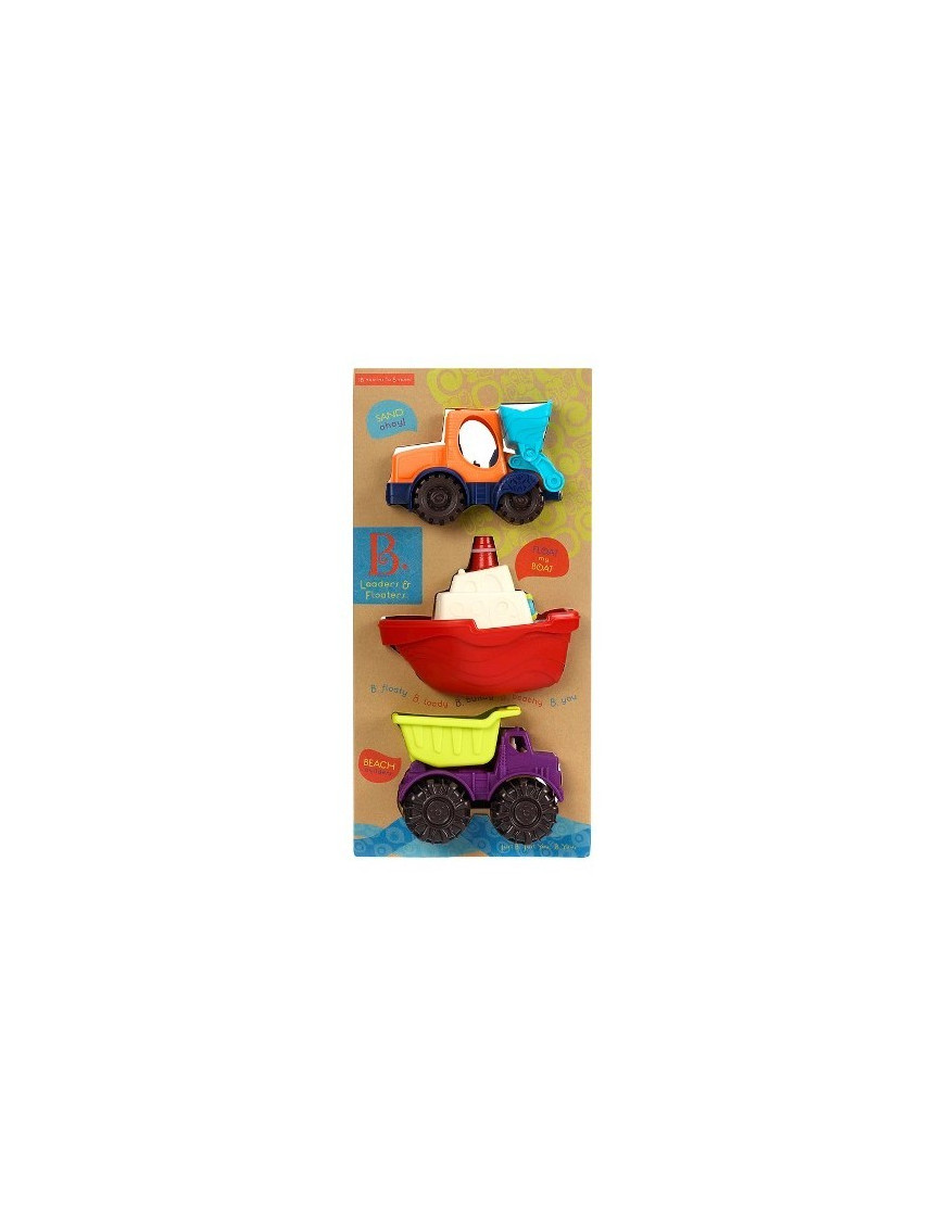 B. Toys, Loaders & Floaters – zestaw 3 minipojazdów
