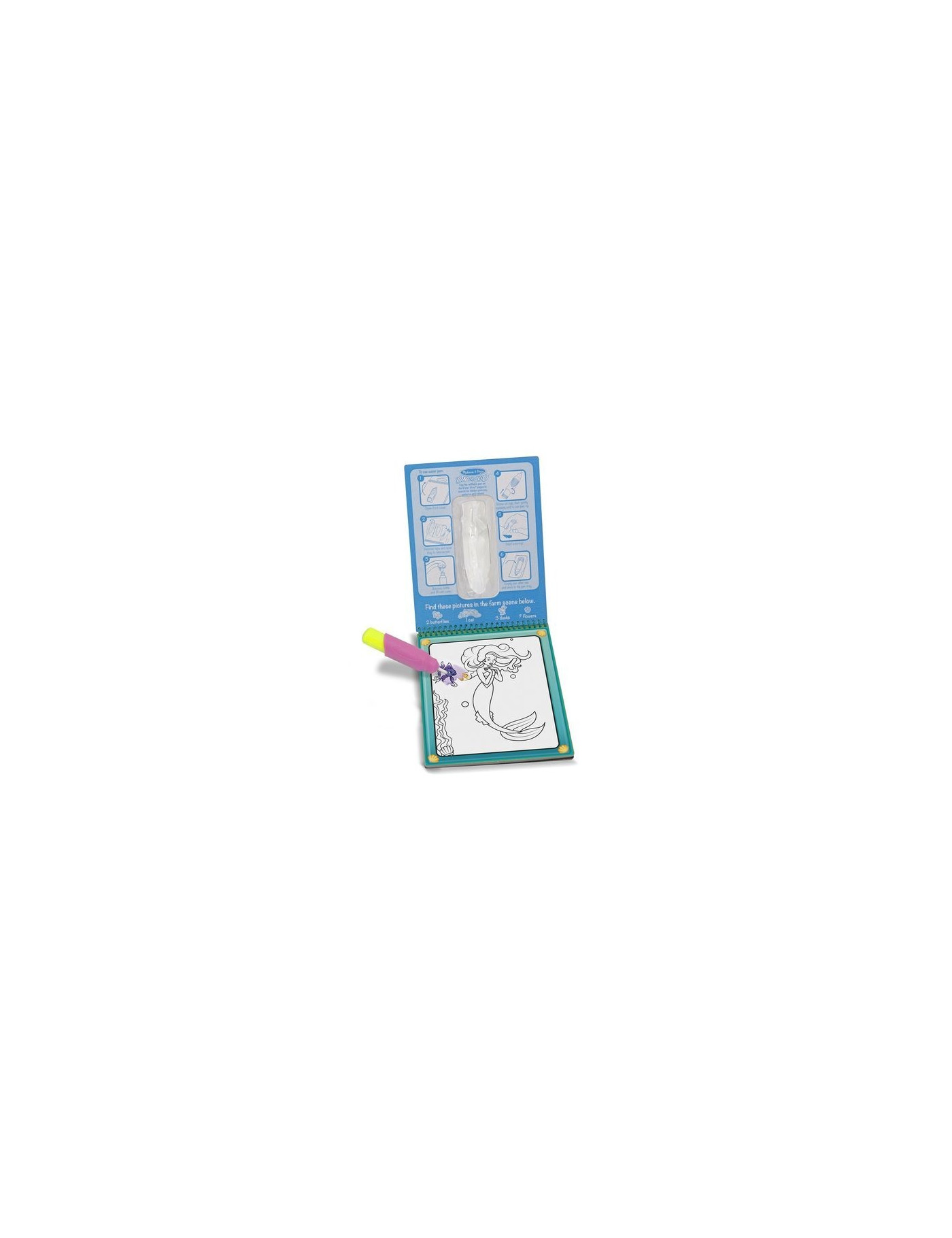 Melissa & Doug, Water WOW! Wodna kolorowanka bajki