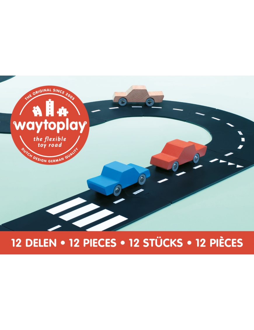Waytoplay, Droga do układania, 12 elementów, RINGROAD