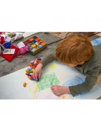 Crayon Rocks, Kredki w bawełnianym woreczku, 32 kolory