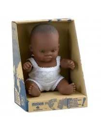 Miniland, Lalka Dziewczynka Afrykanka 21 cm