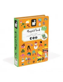Janod, Magnetyczna układanka 4 pory roku Magnetibook
