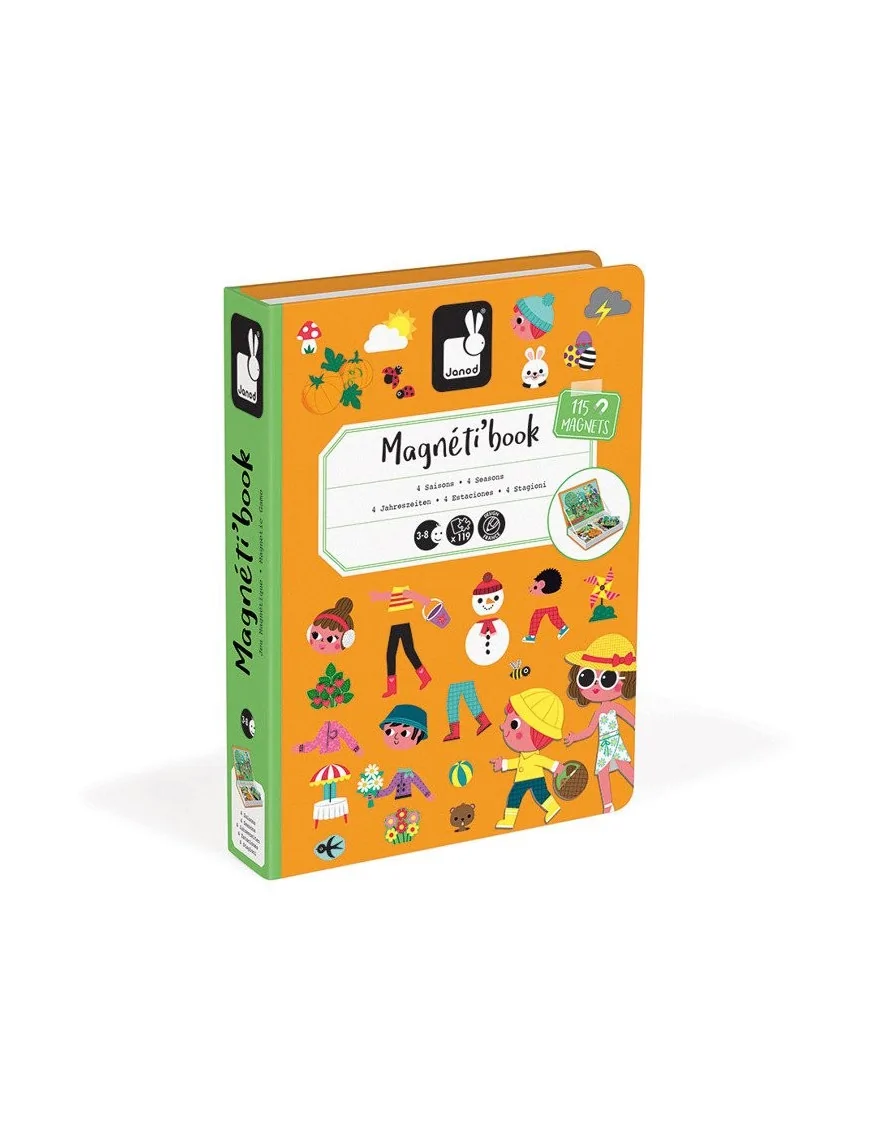 Janod, Magnetyczna układanka 4 pory roku Magnetibook
