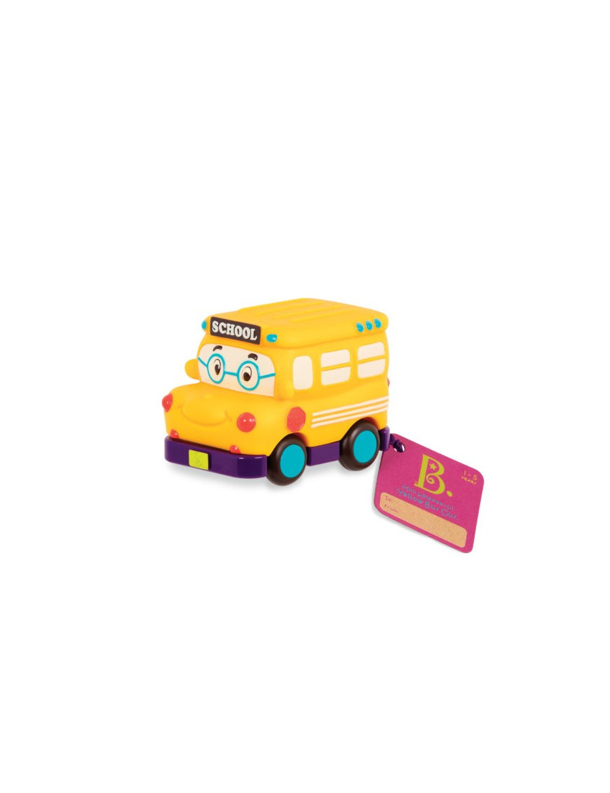 B. Toys, Mini Wheeee-ls! – mini autko z napędem, Żółty Autobus