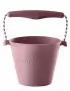 Składane wiaderko do wody i piasku Scrunch Bucket - Blush