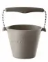 Składane wiaderko do wody i piasku Scrunch Bucket - Grey