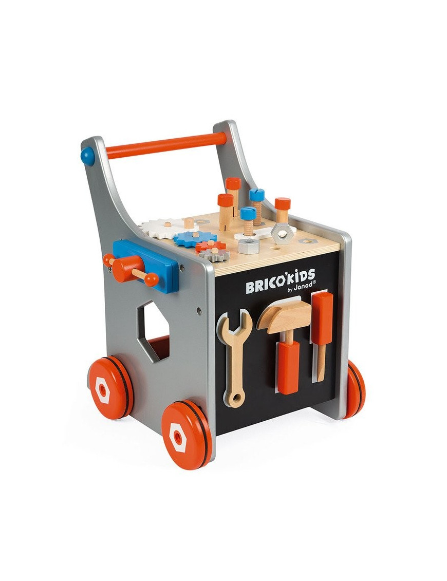 Janod, Wózek warsztat magnetyczny z narzędziami Brico ‘Kids
