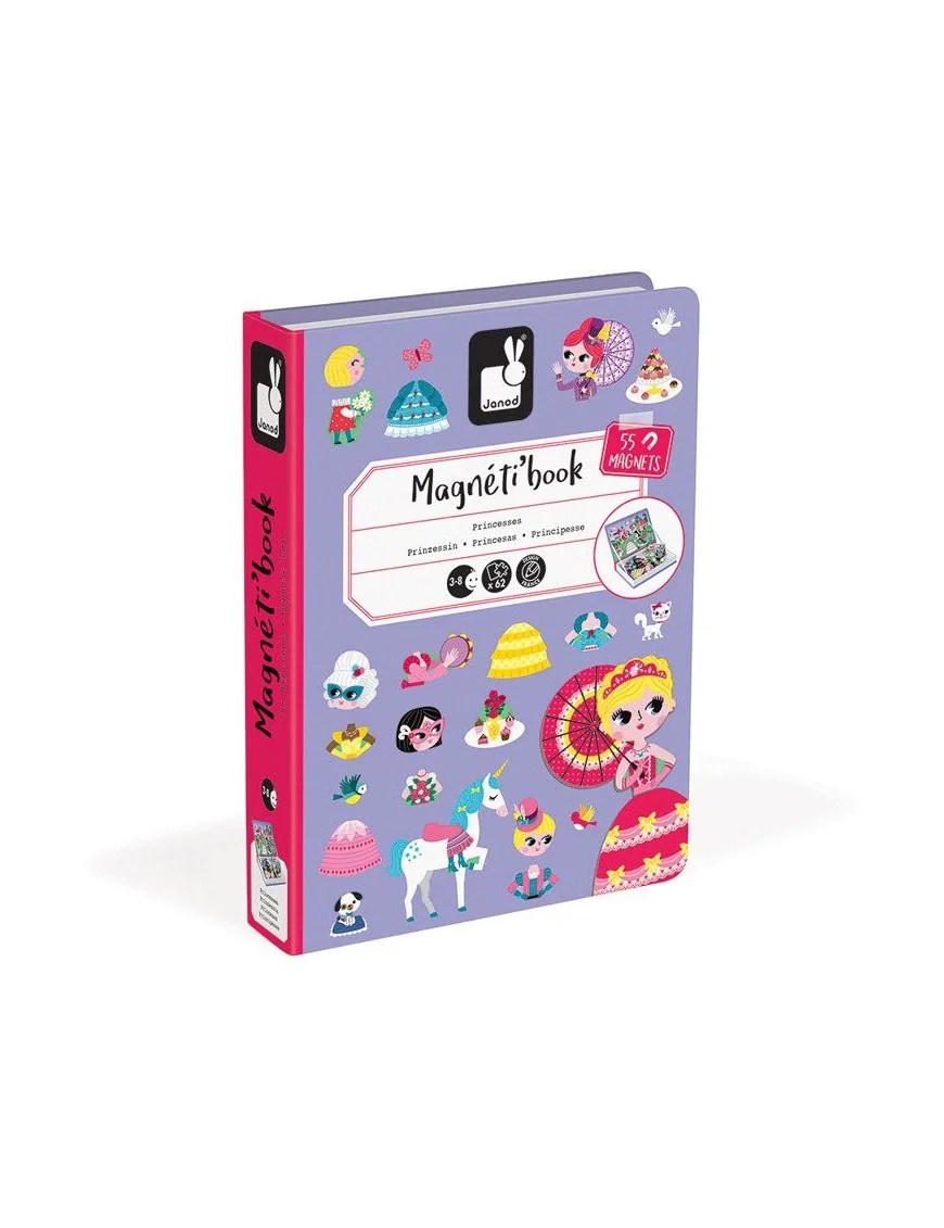 Janod, Magnetyczna układanka Księżniczki Magnetibook